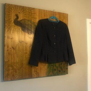 Ann Taylor Blue Blazer Jacket & Matching Trousers